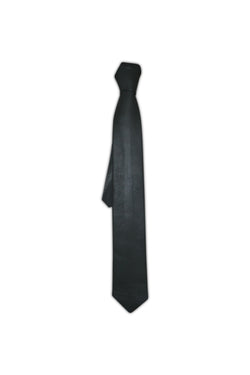 Grey Genuine Leather Necktie Tie