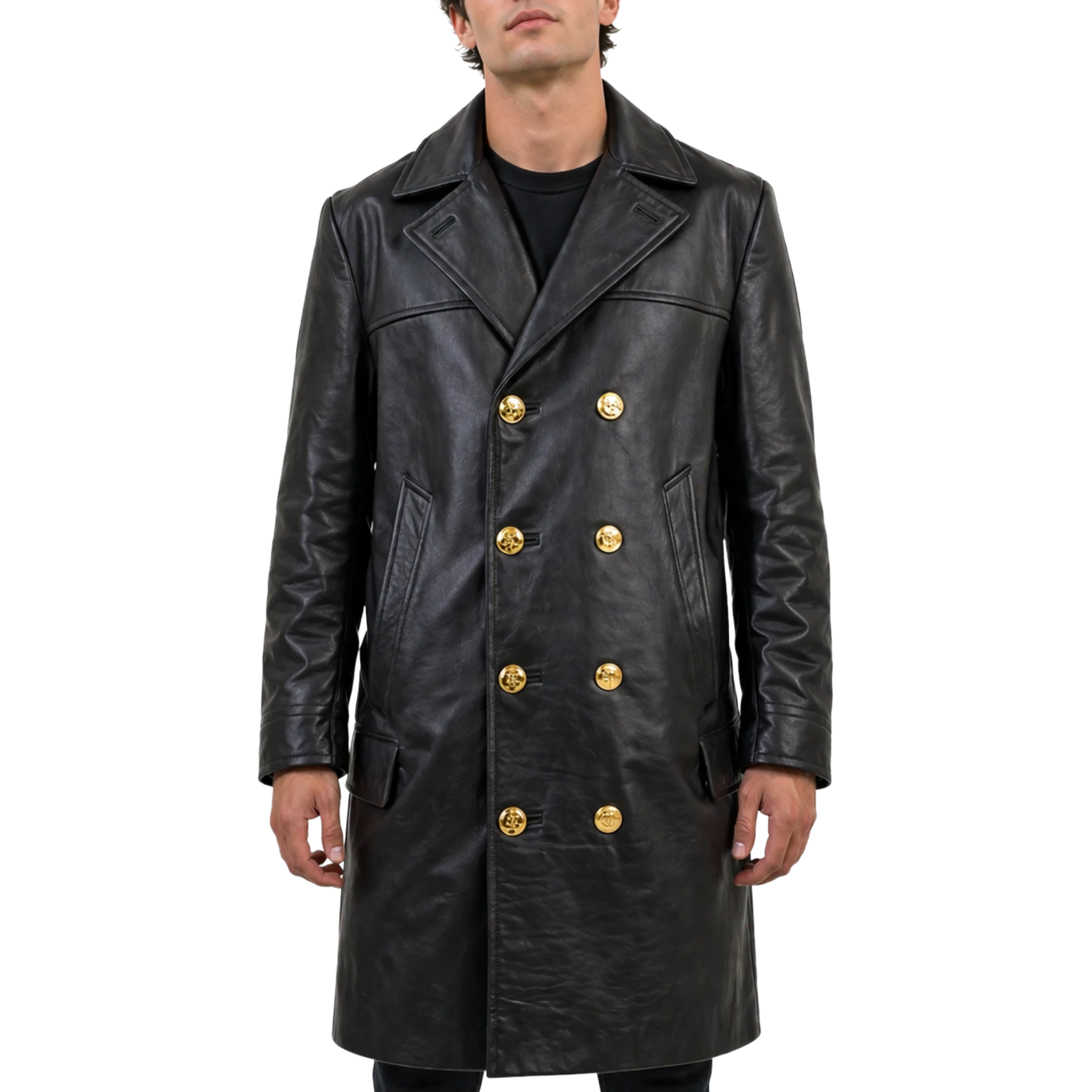 WW2 Uboat Doctor Who 3 Quarter Leather Coat – South Beach Leather