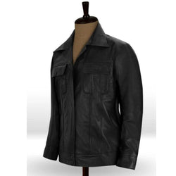 Elvis Presley American Singer 1968 comeback Special Black Leather Jacket