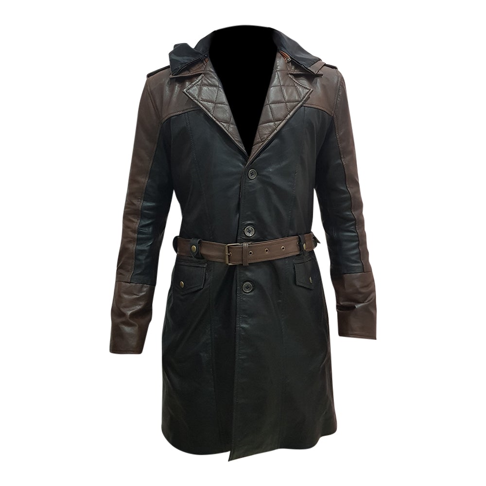 SouthBeachLeather Women's Fashion Trench Leather Coat