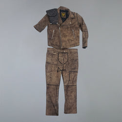 Mad Max Fury Road 4 Leather Jacket And Hand-stitched Distressed Leather Pant Complete Suit
