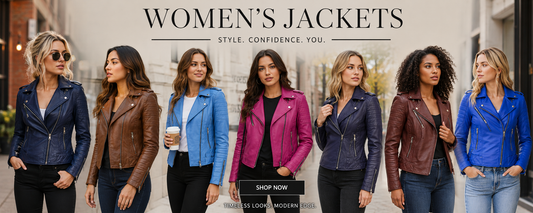 Women’s Stylish Leather Biker Jackets - The Ultimate Fashion Statement for Every Season
