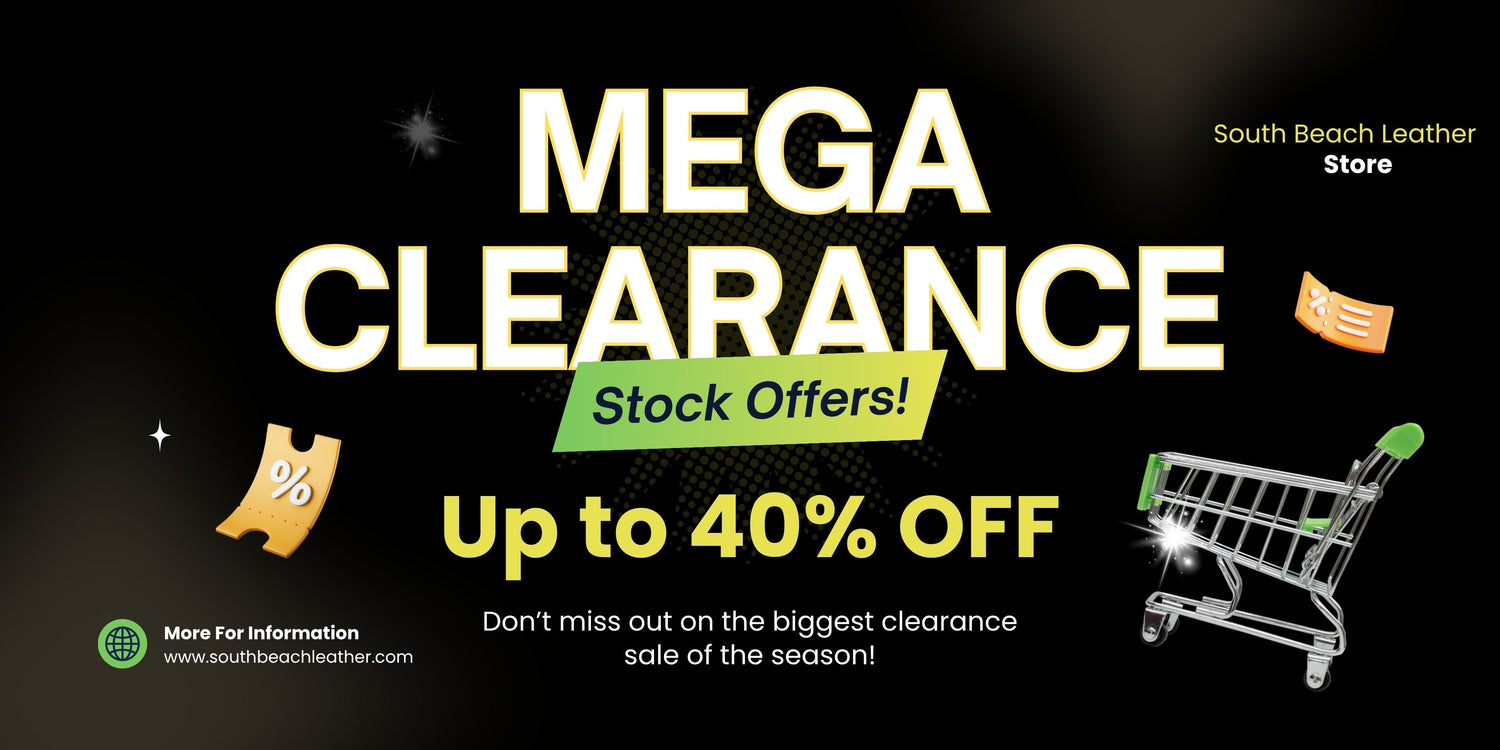 Clearance Leather Jackets, Coats, Pants & Vests – 40% Off | South Beach Leather