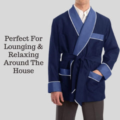 Men's Silky Smoking Classic & Luxurius Lightweight Satin Jacket