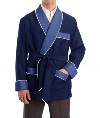 Men's Silky Smoking Classic & Luxurius Lightweight Satin Jacket