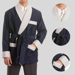 Men's Silky Smoking Classic & Luxurius Lightweight Satin Jacket