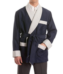 Men's Silky Smoking Classic & Luxurius Lightweight Satin Jacket