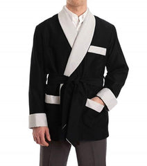 Men's Silky Smoking Classic & Luxurius Lightweight Satin Jacket