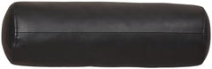 Genuine Lambskin Leather Neck Roll Pillow Cover – Quilted Bolster Cushion