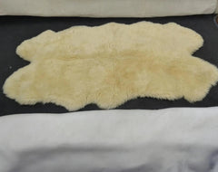 White Shearling Fur Sheepskin Luxury Real Carpet Mat Home Decor Rug