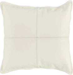 Genuine Lambskin Leather Pillow Cover – Soft Luxury Cushion Case