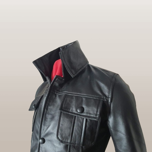 Hfyihgf Leather Blazer for Men Casual Fashion Motorcycle Biker Suit Jacket  Notch Lapel Faux Leather Business Coat and Jackets(Black,3XL) - Walmart.com