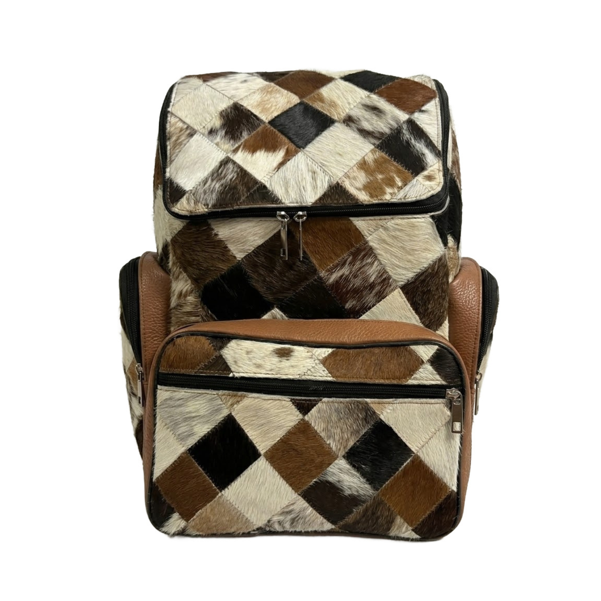 Cowhide Backpack Bag - Unisex Cowhide Leather Shoulder Bag - Unique Travel Backpack