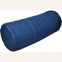 Genuine Lambskin Leather Bolster Cylinder Pillow Cover – Stitched Design