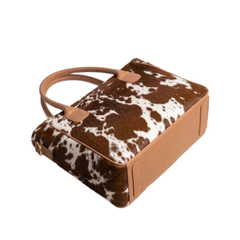 Cowhide Tote Bag - HairOn Cowhide Tote Bag Purse - Cowhide Shoulder Bag