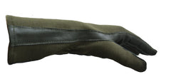 Nomex Military Flight Gloves Olive Drab | Genuine Leather Pilot & Aviator Gloves