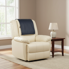 Genuine Leather Recliner Headrest Cover | Sofa & Chair Protector