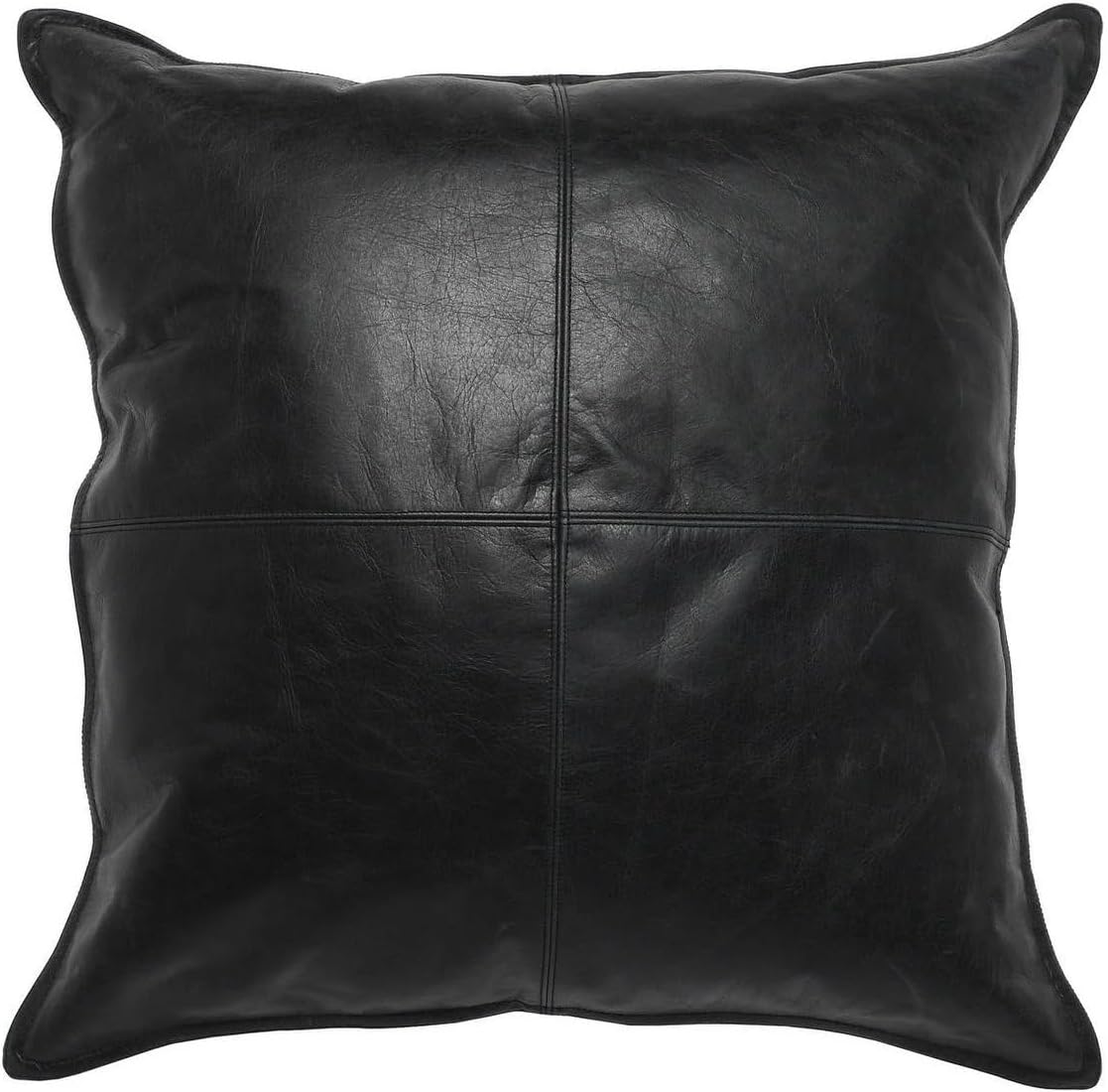 Genuine Lambskin Leather Pillow Cover – Soft Luxury Cushion Case