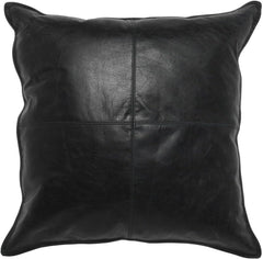Genuine Lambskin Leather Pillow Cover – Soft Luxury Cushion Case