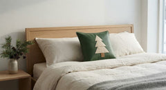 Minimalist Christmas Tree Winter Cushion Cover – Holiday Decor