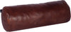 Genuine Lambskin Leather Neck Roll Pillow Cover – Quilted Bolster Cushion