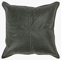 Genuine Lambskin Leather Pillow Cover – Soft Luxury Cushion Case