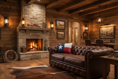 Genuine Leather Texas State Lone Star Country Flag Pillow Cover Case for Lumbar Throw Couch Pillows - Modern Farmhouse Decorative Sofa Thick & Soft Cushion Covers