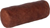 Genuine Lambskin Leather Neck Roll Pillow Cover – Quilted Bolster Cushion