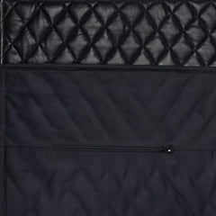Quilted Genuine Leather Recliner Headrest Cover | Sofa Protector