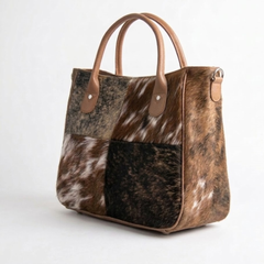 Cowhide Tote Bag - HairOn Cowhide Tote Bag Purse - Western Cowhide Purse Cowhide Shoulder Bag