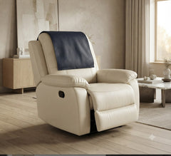 Genuine Leather Recliner Headrest Cover | Sofa & Chair Protector
