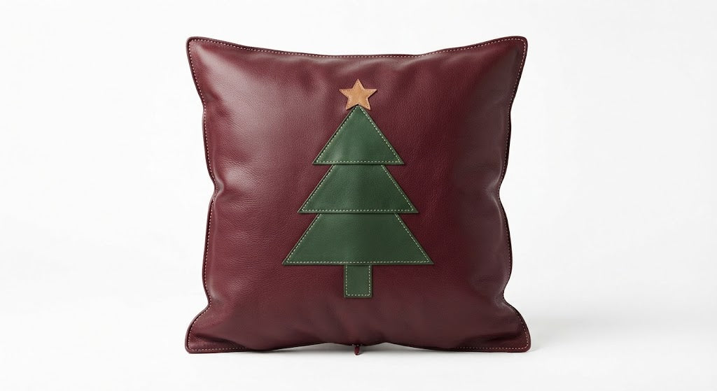Minimalist Christmas Tree Winter Cushion Cover – Holiday Decor