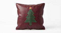 Minimalist Christmas Tree Winter Cushion Cover – Holiday Decor