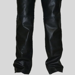 Dave Navarro Black Rockstar Designer Celebrity Wear Leather Pant