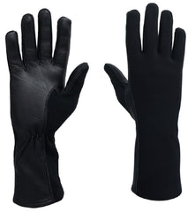 Nomex Military Flight Gloves Olive Drab | Genuine Leather Pilot & Aviator Gloves