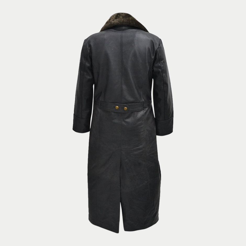 chinese dress ladies Real Leather Coat for Men
