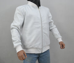 Men's Baseball Letterman Varsity Genuine Leather Bomber Jacket