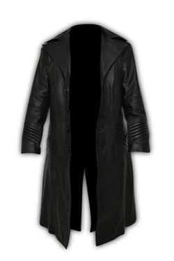 Al Pacino Carlito’s Way Brigante Black Real Leather Trench Coat Jacket
