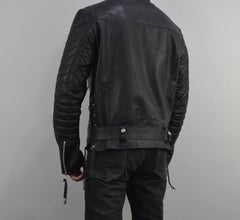 Terminator 3 Rise of the Machines Movie Black Padded Leather Jacket