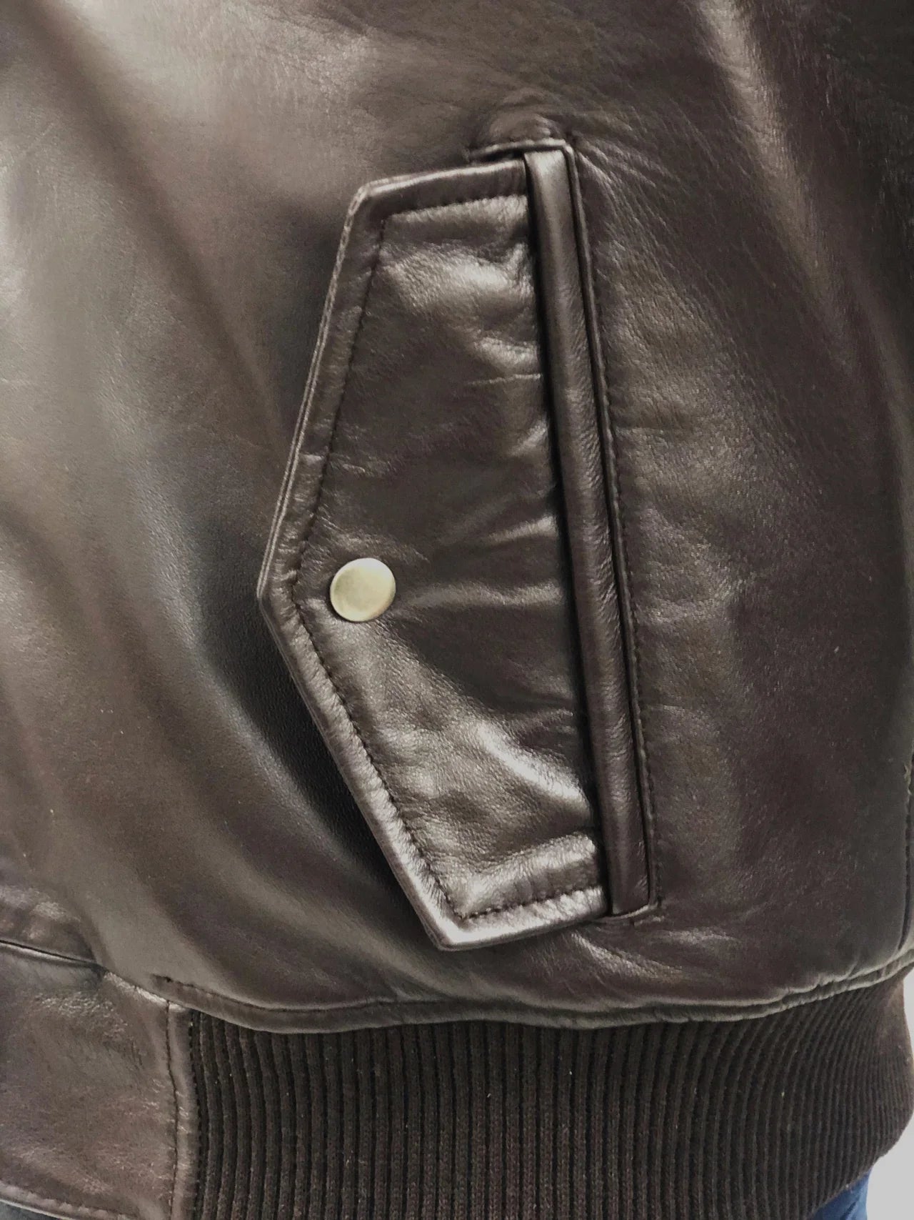 Men's Café Racer Brown Genuine Lambskin Leather Jacket