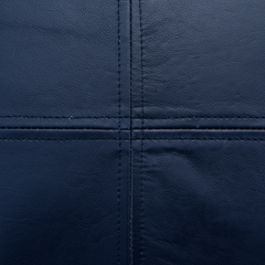 Premium Blue Lambskin Leather Cushion Cover | Ultra-Soft Luxury Pillow Case
