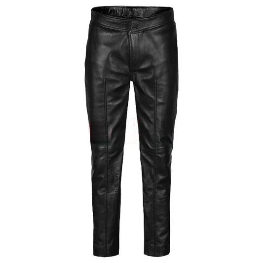 ELVIS Presley 1968 American singer comeback special Black leather Pant