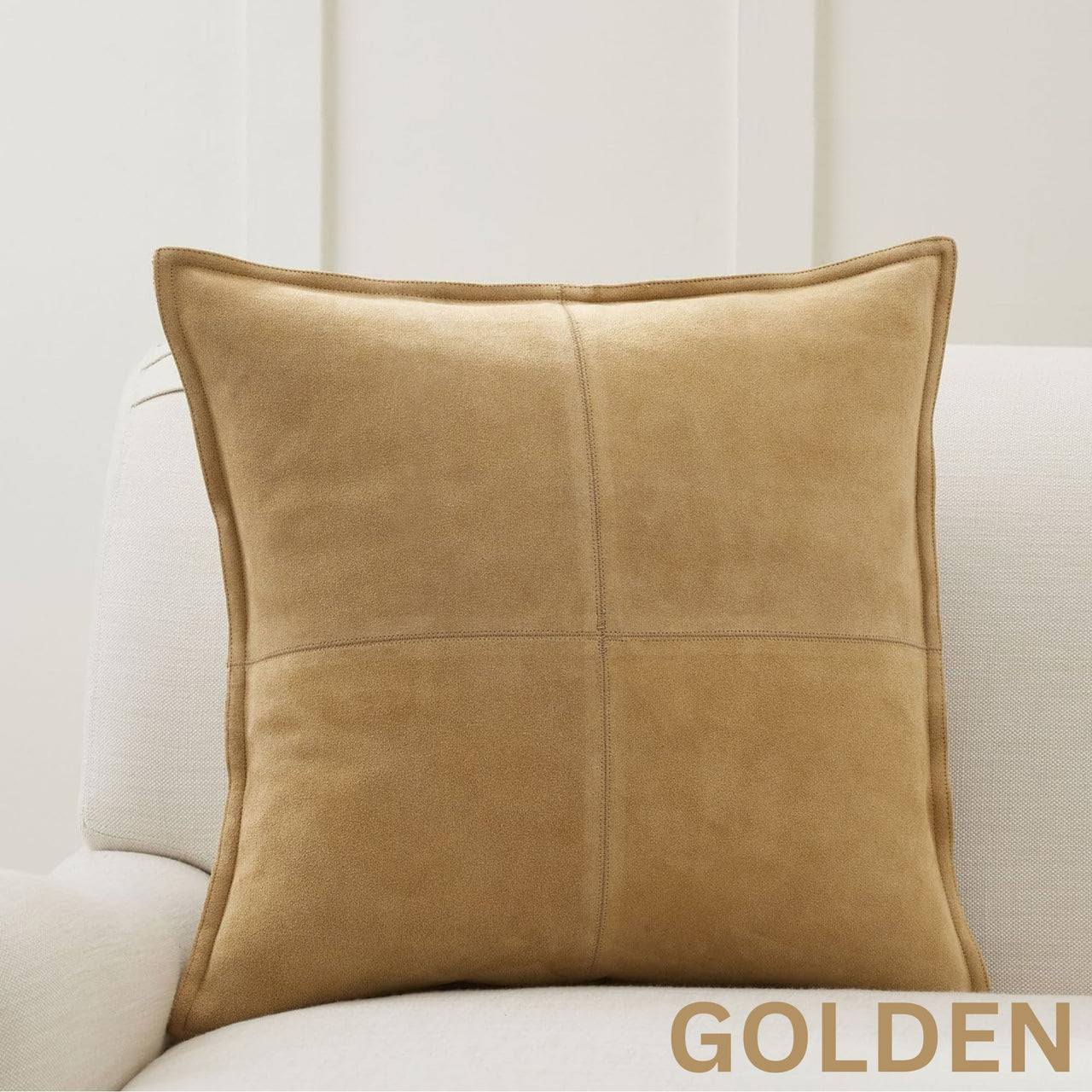 Genuine Suede Leather Colorful Luxury Pillow Covers BOHO, Farmhouse Pillow, Sofa Cushion Cases