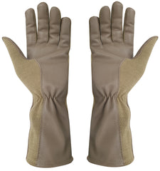Nomex Military Flight Gloves Olive Drab | Genuine Leather Pilot & Aviator Gloves