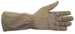 Nomex Military Flight Gloves Olive Drab | Genuine Leather Pilot & Aviator Gloves