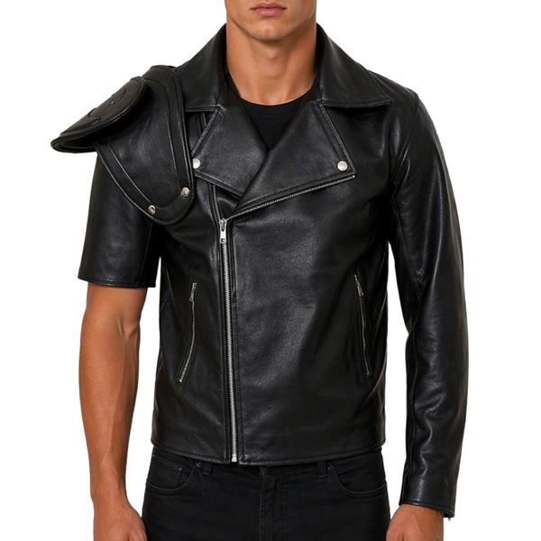 Mad Max 2 The Road Warrior Biker Leather Jacket – South Beach Leather