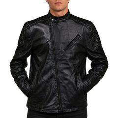 Metal Gear Solid 5 The Phantom Pain Snake Biker Leather Jacket
