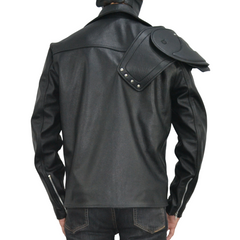 Mad Max 2 Road Warriors Tom Hardy Leather Jacket with Removable Zipper Sleeves