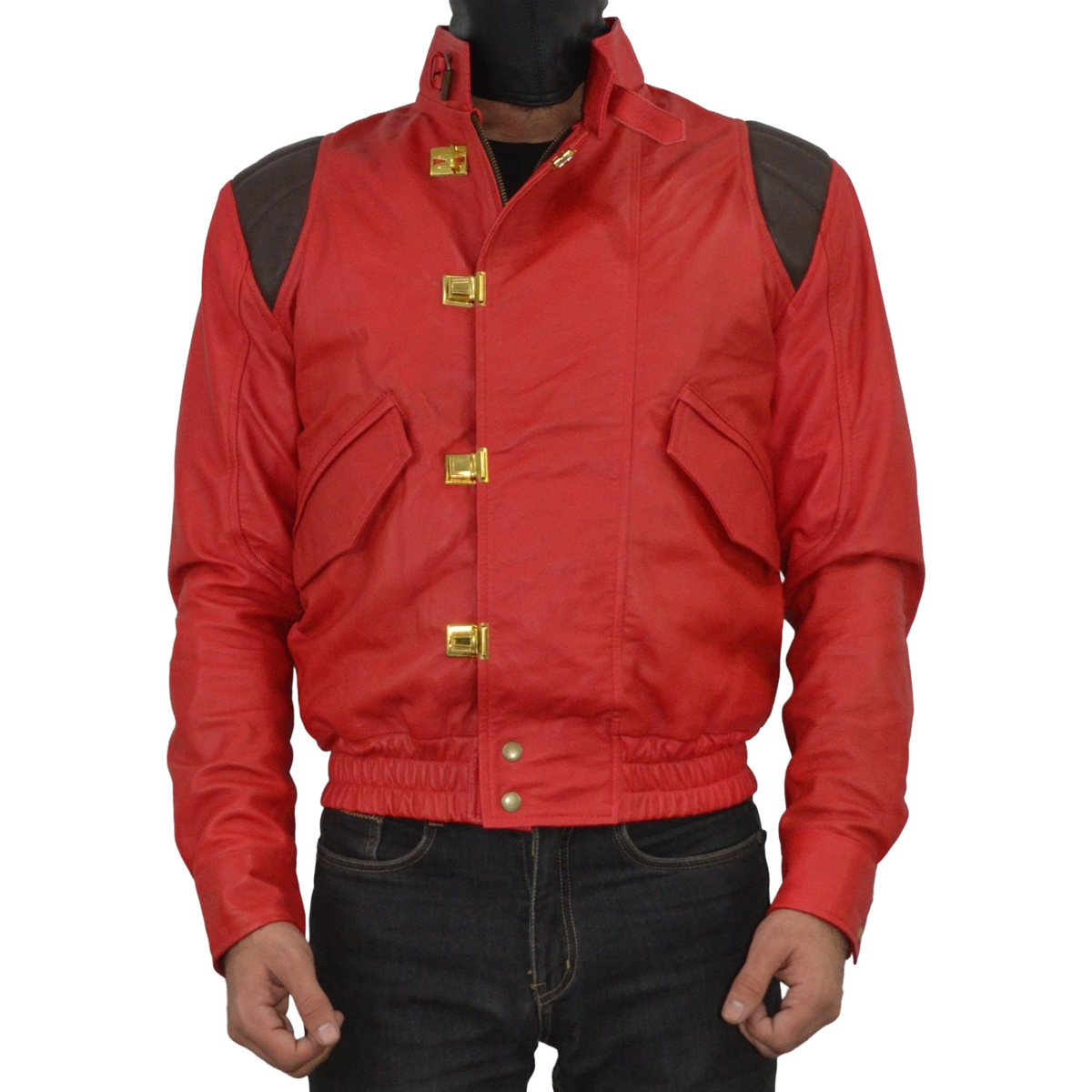 Akira Kaneda Anime Pill Capsule Red Motorcycle Jacket Leather Jacket