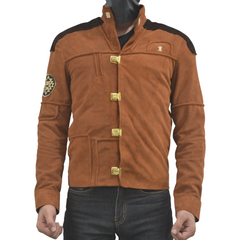 Colonial Warrior Battlestar Galactical Viper Pilot Suede Leather Jacket
